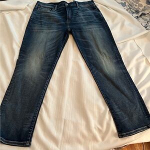Straight Leg Blue Jeans